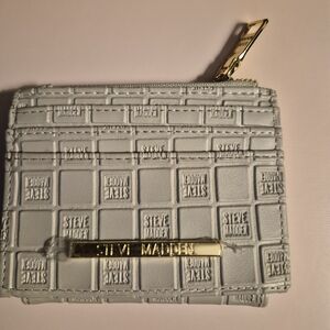 Steve Madden Cream Embossed Wallet